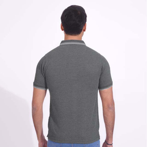 Men's Solid Knitted 100% Cotton Short Sleeve for <b>Shirt</b>-Customizable Workwear Men's Polo <b>T</b> <b>Shirt</b> <b>With</b> Shipment And Delivery - Product Image 3