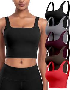 Nuevo Conjunto de Yoga para Mujer Talla Grande, 100% Poliéster, Alta Elasticidad, Sin Costuras, Secado Rápido, Ropa Deportiva Elástica en 4 Direcciones - Product Image 6