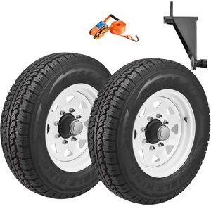 Heavy Duty 8 Lug Wheel Kit for 20 <b>ft</b> & <b>40</b> <b>ft</b> Shipping <b>Containers</b> <b>Trailer</b> Wheels with Ratchet Tie Moves New Product Accessory - Product Image 1