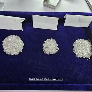 Diamants brillants créés en laboratoire HPHT de 0,24 ct et 0,32 ct en gros, taille excellente, pour la fabrication de bijoux R&K GEMS HK38 - Product Image 5