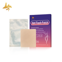 Patch personnalisé jetable transdermique à base de plantes menthol pour le soulagement de la ménopause Patch de flash chaud pour les femmes période d'approvisionnement en soins de santé