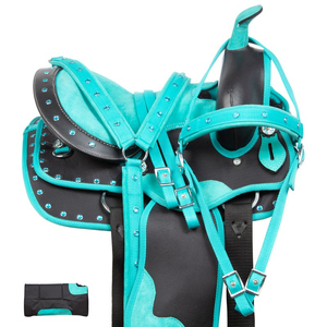 Silla de Montar Occidental para Caballo 100% Cuero Genuino, Transpirable, Color y Diseño Personalizables, Logotipo Personalizado, OEM/ODM, Alta Calidad, Precio Competitivo - Product Image 6