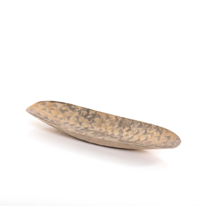 Bol de service élégant en aluminium pour marque privée, idéal pour une salle à manger stylée, rehaussant l'intérieur avec une touche décorative fonctionnelle. - Product Image 4