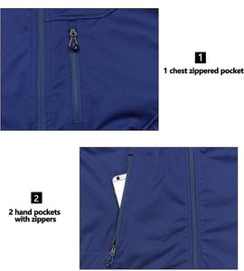 <b>Men's</b> Lightweight Softshell Vest Windproof Sleeveless Jacket for Travel Hiking <b>Running</b> Golf Softshell <b>Gilets</b> - Product Image 4