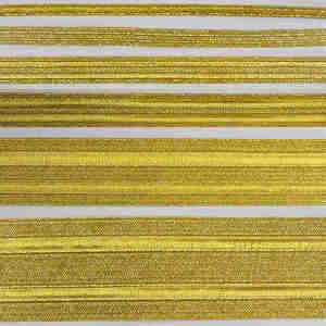 Ribete de galón para uniformes al por mayor, cordones franceses de bullion, cordones de alambre metálico plateado/dorado de rayón/nailon - Product Image 2