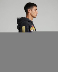 Sudadera con capucha corta Eyre Sport Wear con gráfico de diamantes de imitación personalizado para unisex, estilo urbano de invierno, acabado desgastado, peso pesado - Product Image 6