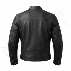 Chaqueta de Motociclista de Cuero Genuino para Hombre de la Mejor Calidad, Nueva Colección de Invierno, Chaquetas de Motocicleta con Protecciones Desmontables Personalizadas - Product Image 2