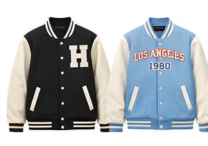 Chaqueta Varsity Personalizada en Blanco, 350 GSM, Forro Polar de Algodón Pesado, Chaqueta Letterman de Béisbol para Universidad, Ropa Urbana, Marca, Venta al por Mayor, Fábrica - Product Image 5