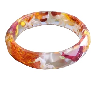 Bracelets en résine faits à la main modernes pour femmes, colorés, brillants, imperméables, légers, bijoux tendance - Product Image 3