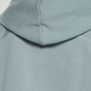 INDEX APPAREL Conjunto de Sudadera con Capucha y Pantalones Cortos de 2 Piezas para Mujer, Color Sólido, Manga Larga, Corte Regular, Informal, Transpirable, Invierno, 100% - Product Image 4