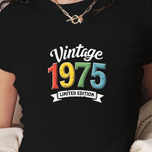 เสื้อยืดตัวสั้นวินเทจ1975รุ่นลิมิเต็ดอิดิชั่น - Product Image 1