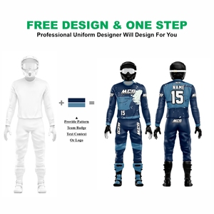 Équipement de course tout-terrain pour motocross, ATV, avec design élégant pour femmes et hommes, tissu extensible 100% personnalisé, impression par sublimation - Product Image 2