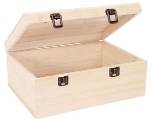 Factory High-quality Wholesale Classic Eco-Friendly Wooden Multifunctional 2-Layer Customized <b>Storage</b> Boxes - Product Image 1
