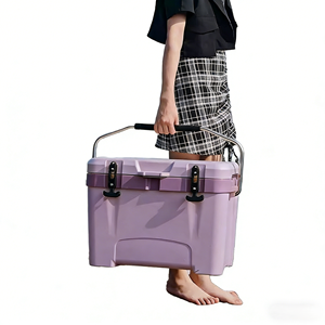 <b>Cooler</b> <b>Box</b> for Camping Car Mounted Absorption <b>Ice</b> Cube Bucket Insulated Modern Design Portable Outdoor - Product Image 2