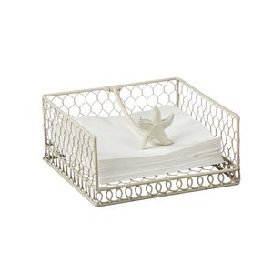 Cesta de Servilletas Clásica de Hierro para Decoración de Mesa de Comedor Tradicional, Mejora la Presentación de las Comidas con un Atractivo Metálico Atemporal - Product Image 4