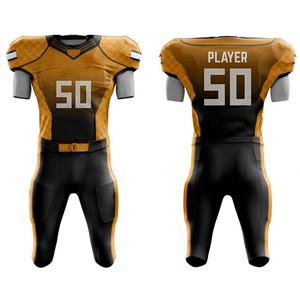 Tops sublimados bordados, uniformes de fútbol americano, ropa deportiva lisa, camisetas de fútbol americano con logotipo de equipo personalizado - Product Image 4