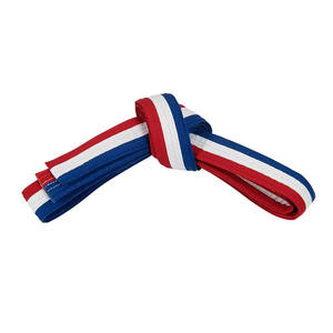 Ceinture noire en lin extensible personnalisée pour boxe, BJJ, judo, karaté, unisexe, vente chaude - Product Image 2