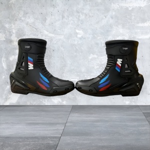 Bottes en cuir pour moto de course - Product Image 1