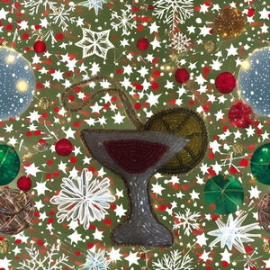 Décoration murale de sapin de Noël multicolore en broderie perlée faite à la main, écologique, mignonne, élégante et magnifique, nouveau design - Product Image 4