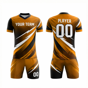 Customized Men's Winter Sports Wear Set Latest Design <b>Top</b> Automated Cutting Jersey 100% Polyester Anti-Bacterial Fabric Custom - Product Image 6