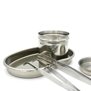 BAFA SURGICAL INSTRUMENTS - Recipiente/Bote/Contenedor de Acero Inoxidable Esterilizado en Forma de Riñón para Instrumentos Quirúrgicos y Pinzas Dentales - Product Image 2