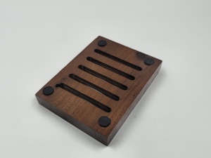 Eco-Friendly Rectangular Wooden <b>Soap</b> Dishes - Product Image 5