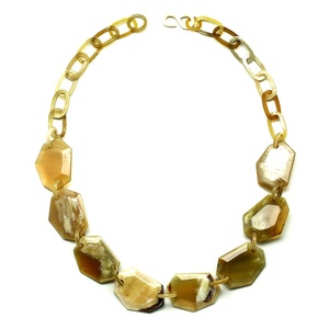 Collier chaîne à maillons unisexe 2026, vente chaude, écologique, en corne, longueur personnalisable, bon prix, artisanat pour anniversaire - Product Image 1