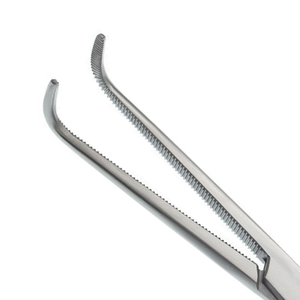 Mixter <b>Right</b> <b>Angle</b> Forceps 9.25 Inch Heavy Surgical Deep Tissue Grasping Instrument Stainless Steel Vascular <b>Clamp</b> Reusable Tool - Product Image 4