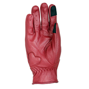 Gants de course à moto en cuir de chèvre véritable, couleur rouge, confortables, durables, coutures renforcées, gants de moto - Product Image 5