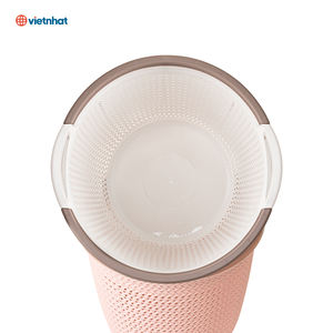 Panier de rangement de style tissé Hokori 5132 – Organisateur en plastique durable avec aspect tissé et poignées faciles à saisir - Product Image 5