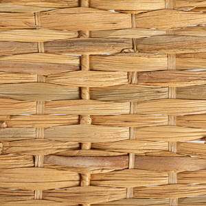 Ensemble de 2 plateaux de service rustiques tissés à la main en jonc de mer - Product Image 5