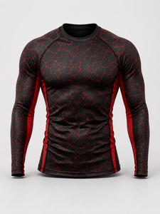 Camiseta de Manga Larga WEAVEON para Hombre, 180g, Spandex/Nylon, Transpirable, con Estampado Digital, Logotipo Frontal, Servicio OEM con Detección de Agujas - Product Image 1