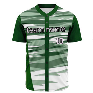 Uniformes de béisbol sublimados personalizados al por mayor, 100% poliéster - Product Image 1