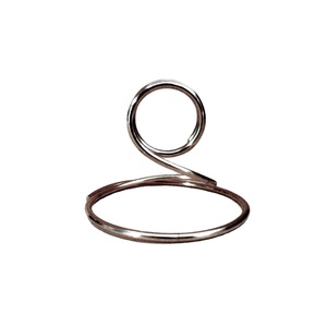 Porte-cartes en argent brillant Accessoire de bureau accrocheur pour bureau Cartes de lieu de mariage ou style d'événement - Product Image 1