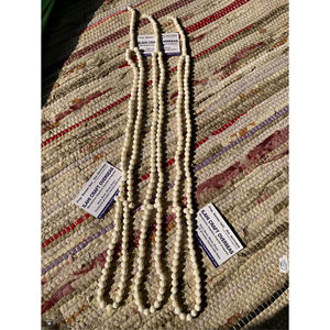 Tasbih Misbaha de 99 cuentas de hueso de búfalo pulido, rústico, islámico moderno, ecológico y religioso de ILAHI - Product Image 1