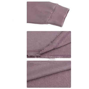 Sudaderas Cortas con Capucha para Mujer, Manga Larga, Ropa Casual, Servicio OEM, Precio Económico, Sudaderas Cortas con Capucha de Moda para Mujer - Product Image 5