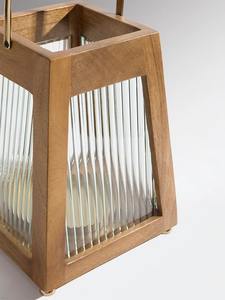 Farol Cuadrado Texturizado Hecho a Mano de Madera de Mango para Decoraciones de Navidad y Cumpleaños - Product Image 5