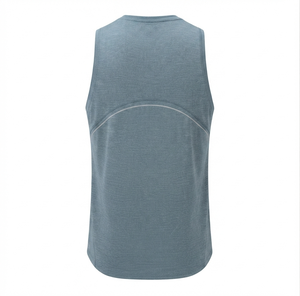 Custom Men’s Sleeveless Tank <b>Top</b> Breathable Quick Dry Gym Running Sports <b>Vest</b> OEM Private Label - Product Image 5