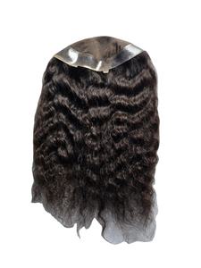 Topper de Cabello Humano Remy 100% con Ondas Profundas y Monofilamento para Mujer, Cabello Taz BD Importado de Bangladés - Product Image 4