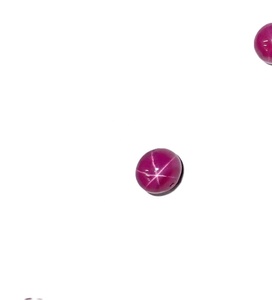 Cuentas de Rubí Opaco en Forma de Estrella de 11x11 mm, Cuentas Opacas Pulimentadas de 14 Quilates Creadas en Laboratorio con Efecto de Estrella de 6 Puntas para la Elaboración de Joyas - Product Image 1