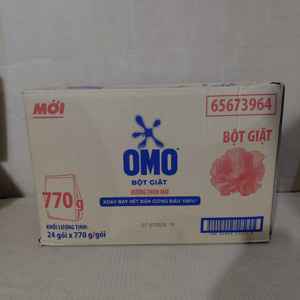 Détergent en poudre Omo pour lavage à la main, blanchissant, 770g, parfum naturel, lavage en machine, prix bas - Product Image 4