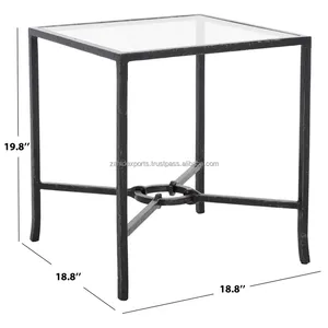 Table basse en verre pratique, design côtier, meubles de salon, designer Zahid Exports - Product Image 1