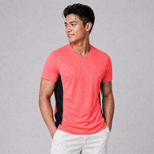 เสื้อยืดแฟชั่นสตรีท แขนกุด คอวี ผู้ชาย ผ้าฝ้าย 100% เสื้อยืดน้ำหนักเบา แฟชั่นเสื้อยืดคอวี ผู้ชาย เสื้อผ้าผู้ชาย - Product Image 4