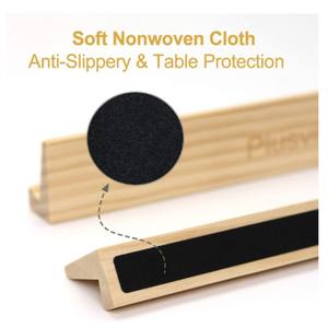 Paquete de 4 Soportes de Madera de Pino Premium para Dominó, Organizadores para Juegos Mexican Train y Chicken Foot, Soportes Profesionales para Dominó - Product Image 3