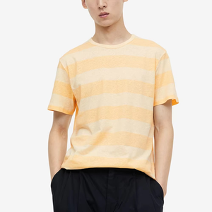 Camiseta de hombre 2022 de estilo urbano personalizado, lavado a la piedra, negra, vintage, oversize, de tejido de elastano/poliéster, con relieve frontal - Product Image 1