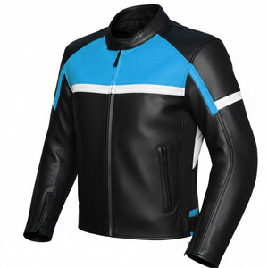 Chaqueta de Motociclista de Cuero Unisex de Alta Calidad, Impermeable, Transpirable, Estampada, de Cordura, Personalizable - Product Image 4