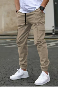 Fashion Men Cargo Jogger <b>Pants</b> Multi Pocket Comfortable Trousers High Quality Urban Streetwear Bottoms - Product Image 4
