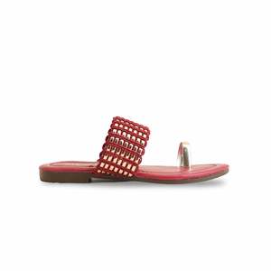 Girls Red Casual <b>Slippers</b> - Product Image 4