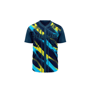 เสื้อเบสบอลซอฟต์บอลแบบสั่งทำพิเศษ ผลิตจากโพลีเอสเตอร์ 100% ย้อมสีแบบเต็มตัว ขายส่ง - Product Image 3