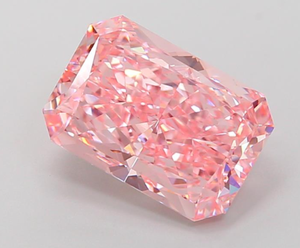 Diamante Cultivado en Laboratorio con Certificación IGI, Corte Radiante de 4.12 CT, Color Rosa Intenso Fantasía, Claridad VS1, CVD 675557411, Joyería ROYAL GEMS - Product Image 4